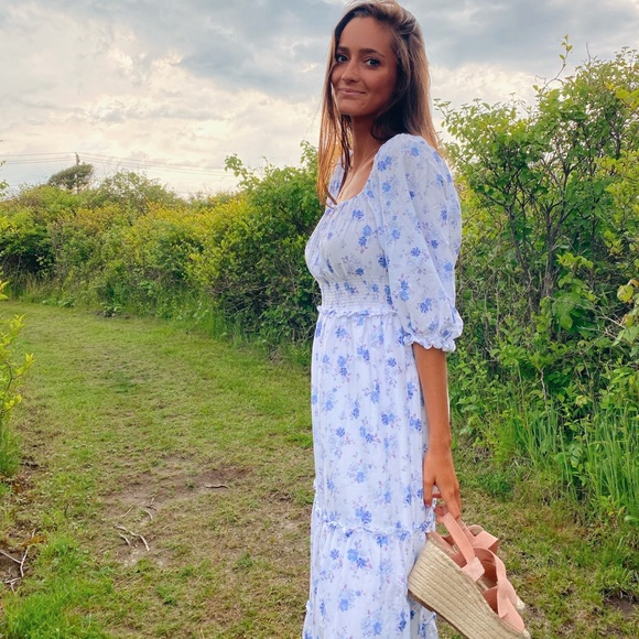 LoveShackFancy - Gemma Puff Sleeve Dress XSMALL - Picture 2 of 5